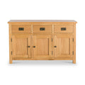Surrey Oak Large 3 Door Sideboard Cabinet for Roseland Furniture
