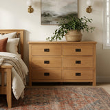 Surrey Oak Large Chest Of Drawers by Roseland Furniture