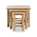London Oak Nest of Tables by Roseland Furniture