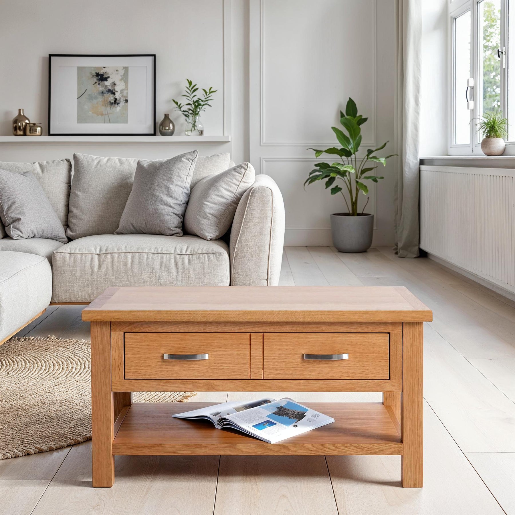 London Oak Coffee Table from Roseland Furniture