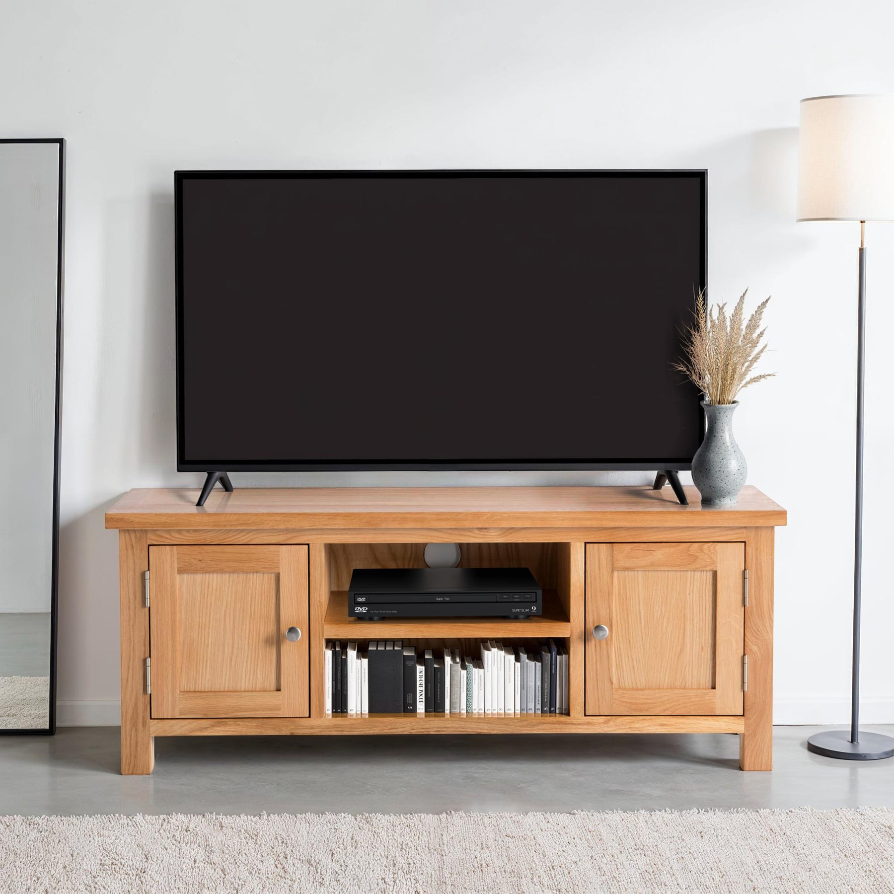 London Oak 120cm TV Stand for contemporary living rooms