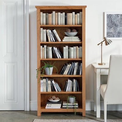 London Oak Large Bookcase
