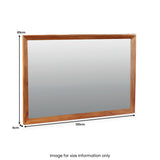 Berkley Landscape Mirror from Roseland Furniture