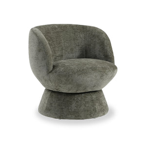 Kendal Woven Chenille Tulip Swivel Chair