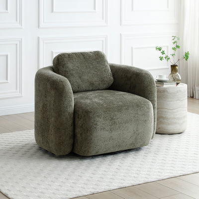 Irving Chenille Swivel Chair
