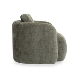 Irving Chenille Swivel Chair Olive from Roseland Furniture