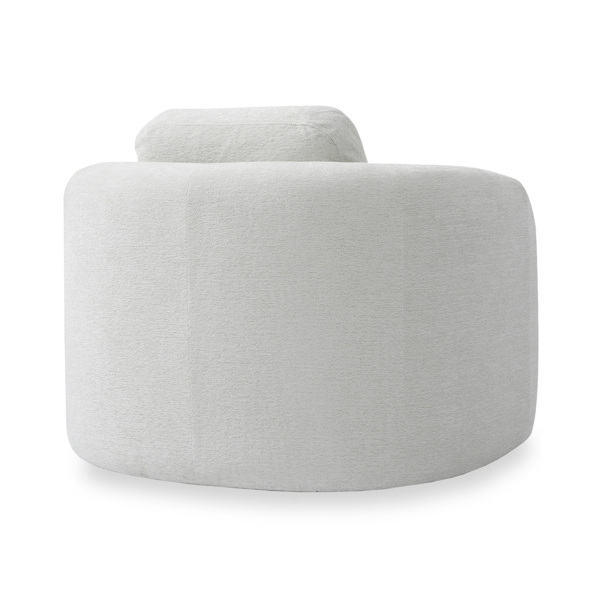 Irving Chenille Swivel Chair Natural from Roseland Furniture