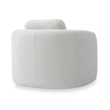 Irving Chenille Swivel Chair Natural from Roseland Furniture