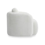 Irving Chenille Swivel Chair Natural from Roseland Furniture