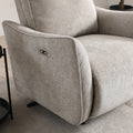 Whitmore-swivel-electric-recliner-beige-chair from Roseland Furniture