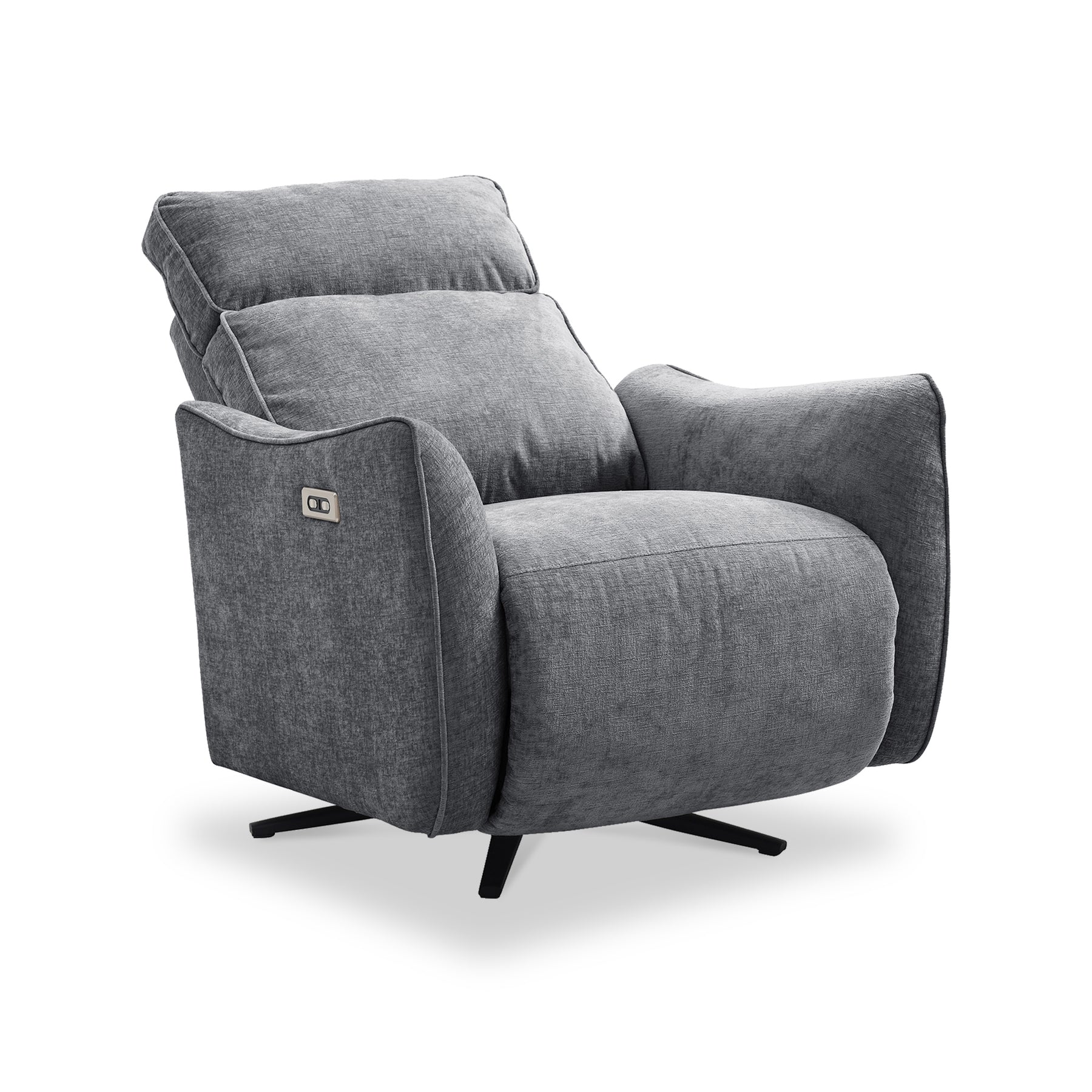 Whitmore-swivel-electric-recliner-grey-chair from Roseland Furniture