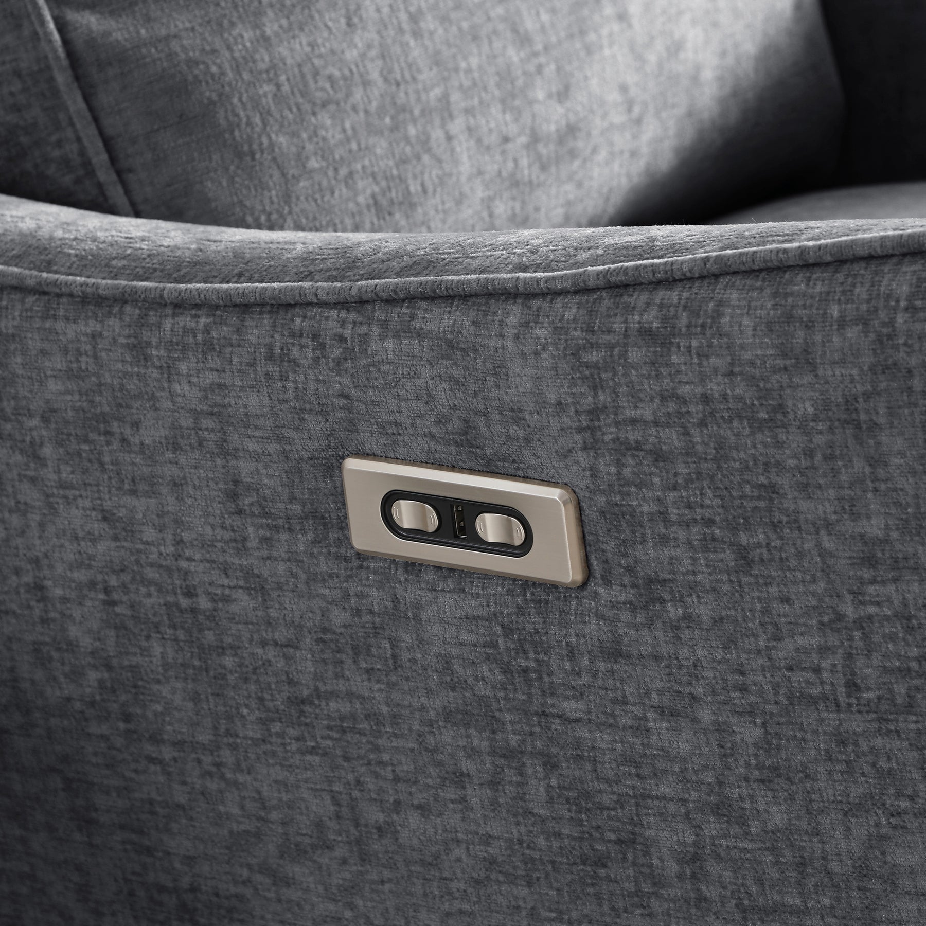 Whitmore-swivel-electric-recliner-grey-chair from Roseland Furniture