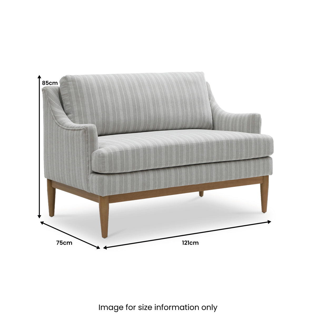 Kendrick Chenille 2 Seater Sofa Stripe from Roseland Furniture