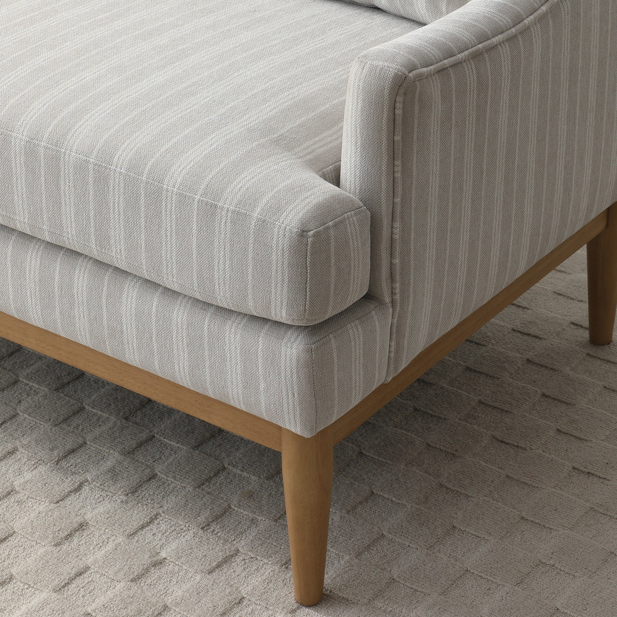 Kendrick Chenille Chair Stripe from Roseland Furniture