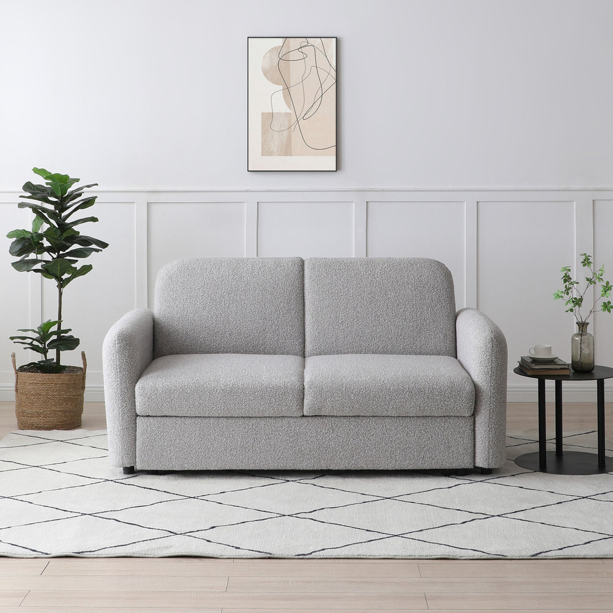 Marla Soft Boucle 2 Seater Sofabed from Roseland Furniture