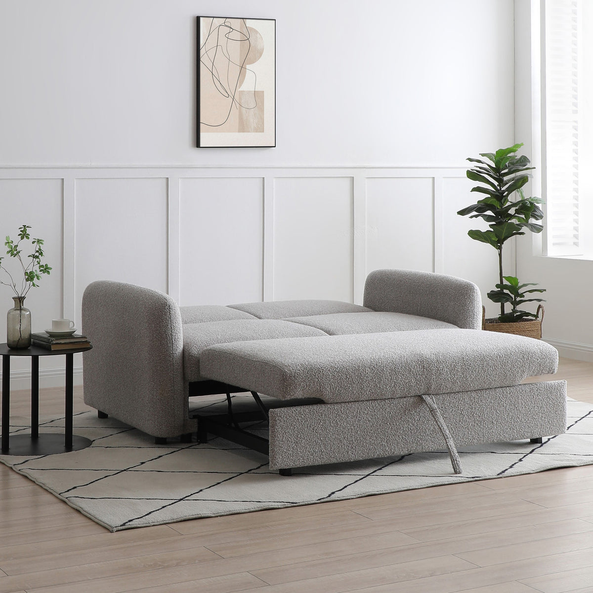 Marla Soft Boucle 2 Seater Sofabed from Roseland Furniture