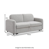 Marla Soft Boucle 2 Seater Sofabed from Roseland Furniture