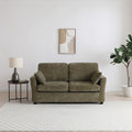 Westcott 2 Seater Sofa Bed w Pocket Mattress Olive from Roseland Furniture
