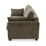 Westcott 2 Seater Sofa Bed w Pocket Mattress Olive from Roseland Furniture
