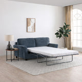 Westcott Navy Blue 2 Seater Sofa Bed With Foam Mattress from Roseland Furniture