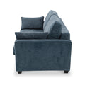 Westcott 2 Seater Sofa Bed w Pocket Mattress Navy from Roseland Furniture