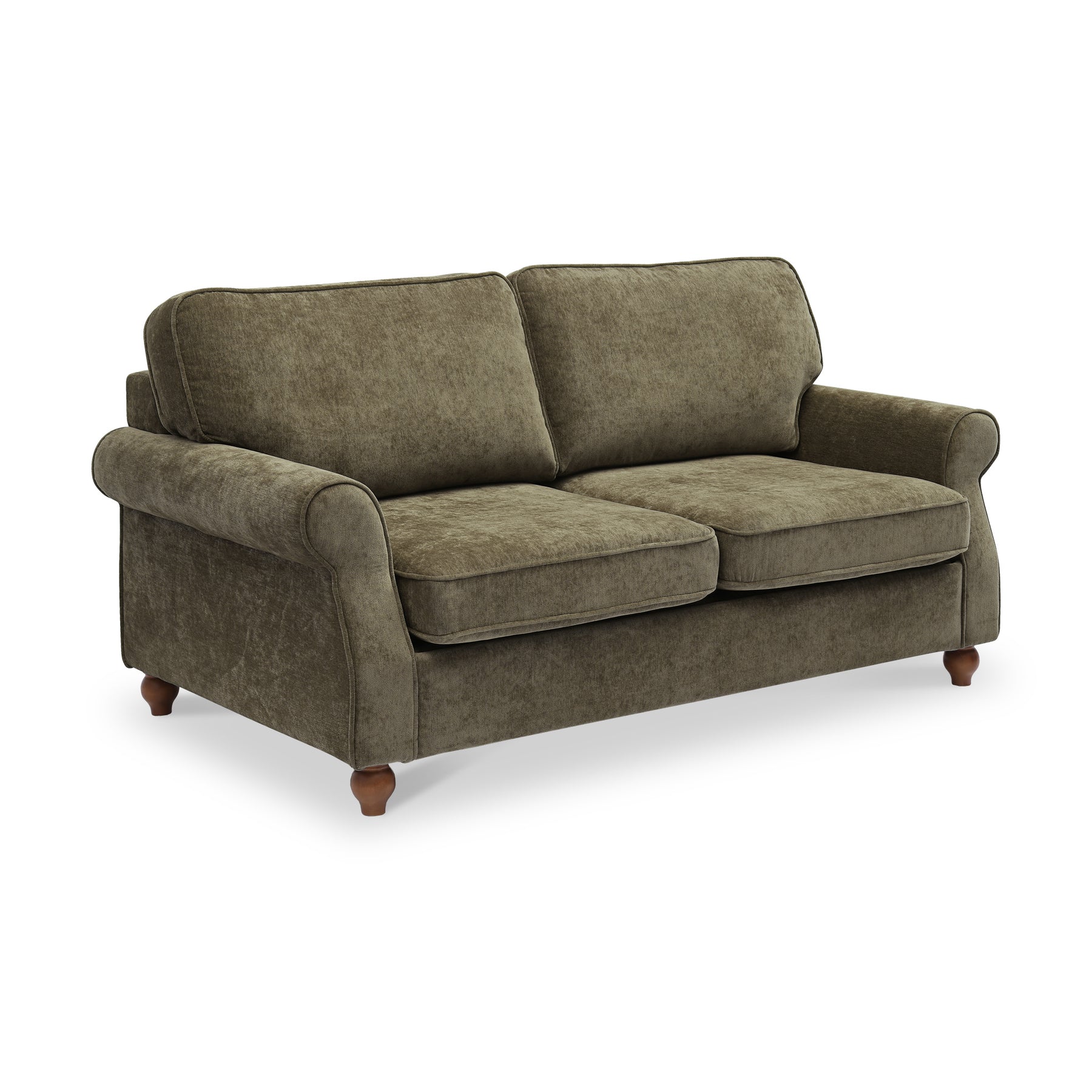 Blythe Olive 2 Seater Sofa Bed With Foam Mattress from Roseland Furniture