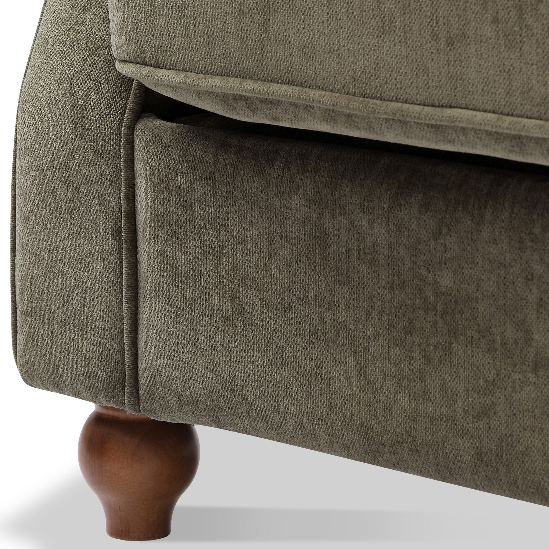 Blythe Olive 2 Seater Sofa Bed With Foam Mattress from Roseland Furniture