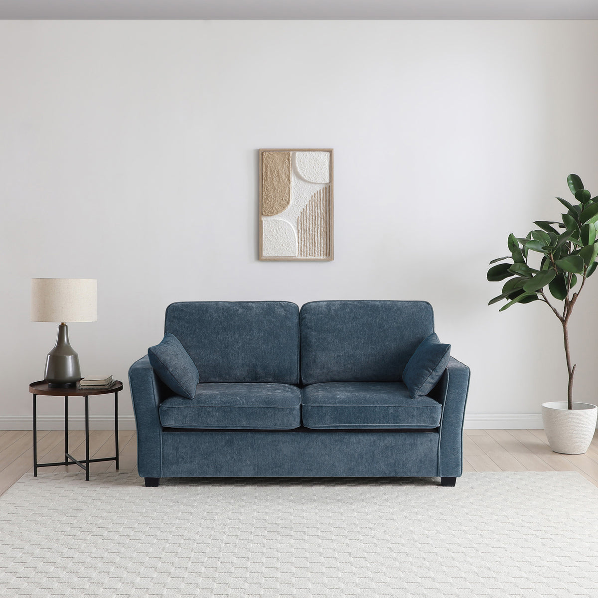 Westcott 2 Seater Sofa Navy from Roseland Furniture