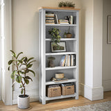 Farrow Grey Large Bookcase for living room