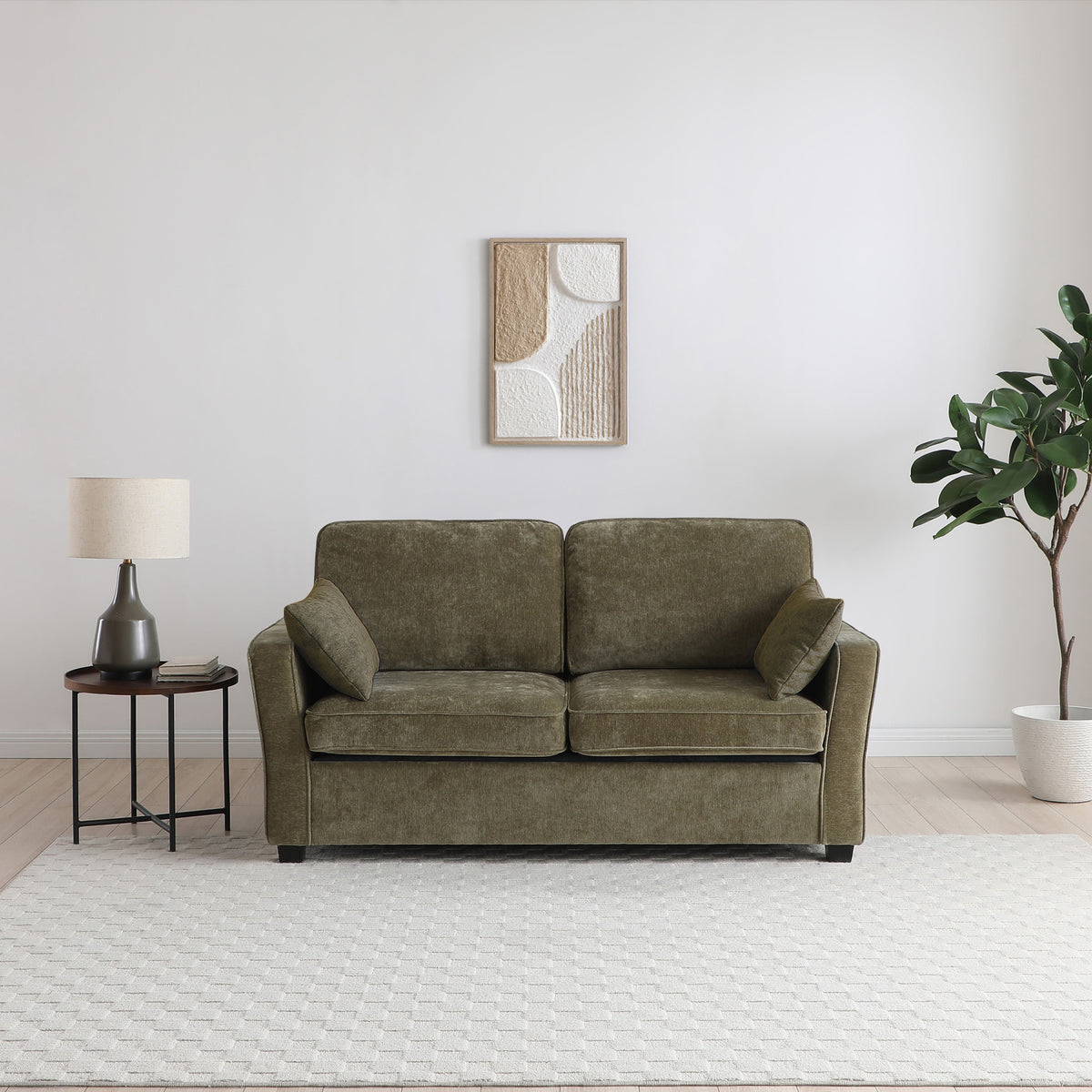 Westcott 2 Seater Sofa Olive from Roseland Furniture