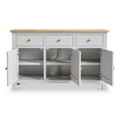 Farrow Grey Large Sideboard Cabinet by Roseland Furniture