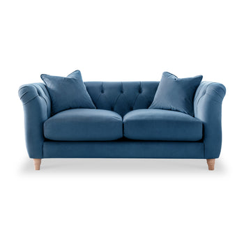 Clarence Velvet Chesterfield 2 Seater Sofa