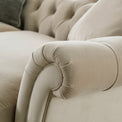 Balmoral Putty Velvet Chesterfield 2 Seater Sofa 