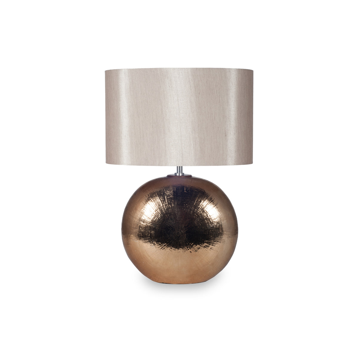 Alpha Bronze Textured Ceramic Table Lamp from Roseland Furniture