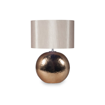 Alpha Bronze Textured Ceramic Table Lamp
