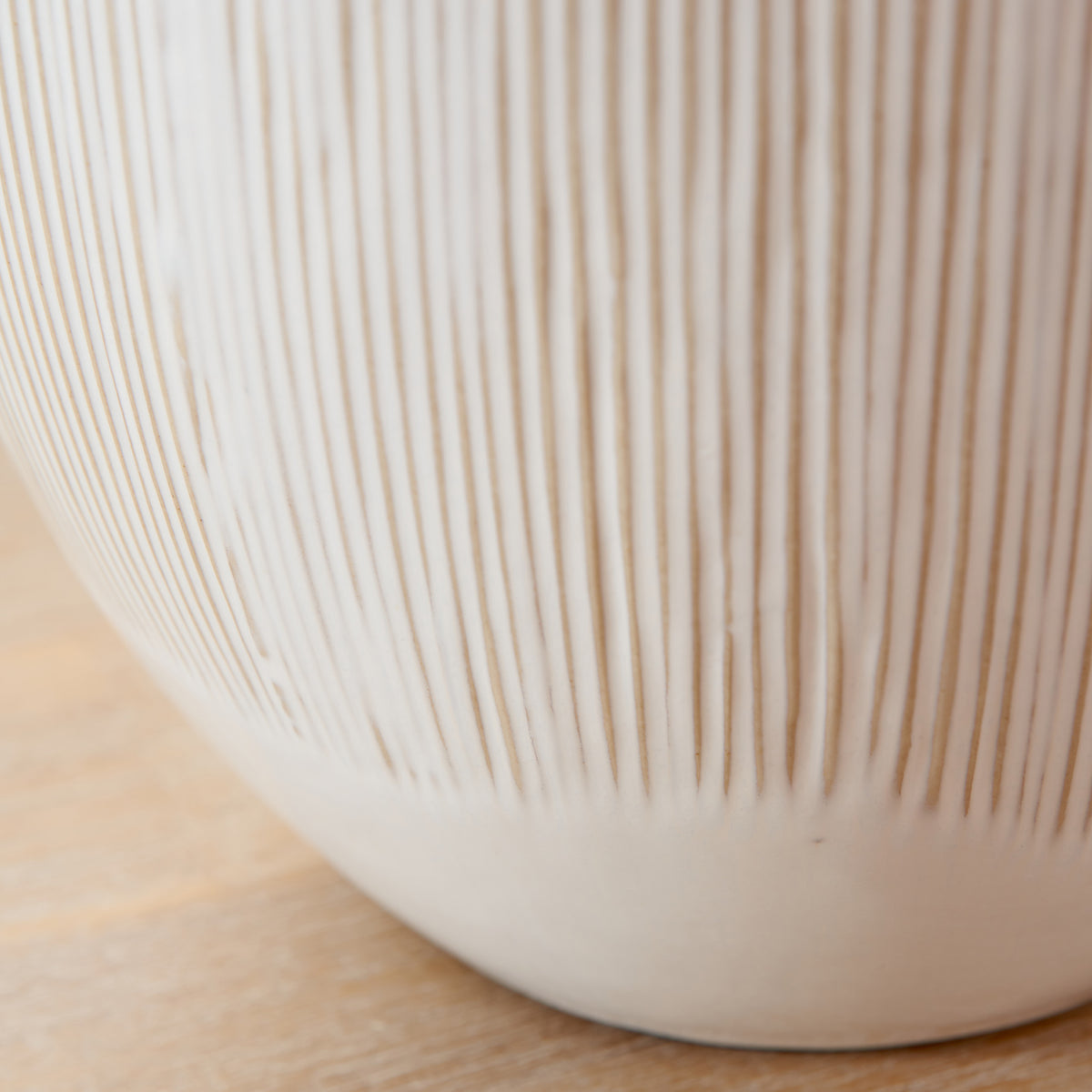 Greta Natural and Cream Textured Ceramic Table Lamp