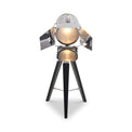 Hereford Silver and Black Tripod Table Lamp from Roseland Furniture