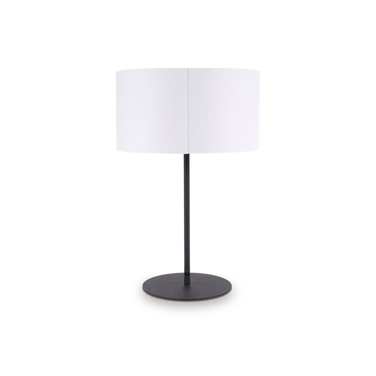Elin Matt Black & Ivory Table Lamp from Roseland Furniture