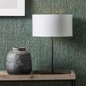 Elin Matt Black & Ivory Table Lamp for living room