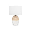 Amalia Natural Ombre Textured Stoneware Table Lamp from Roseland Furniture