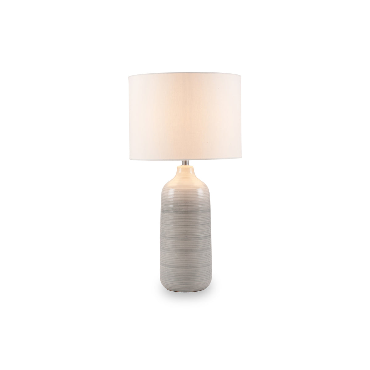 Venus Blue and Grey Ombre Ceramic Table Lamp from Roseland Furniture