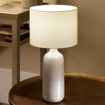 Venus Blue and Grey Ombre Ceramic Table Lamp