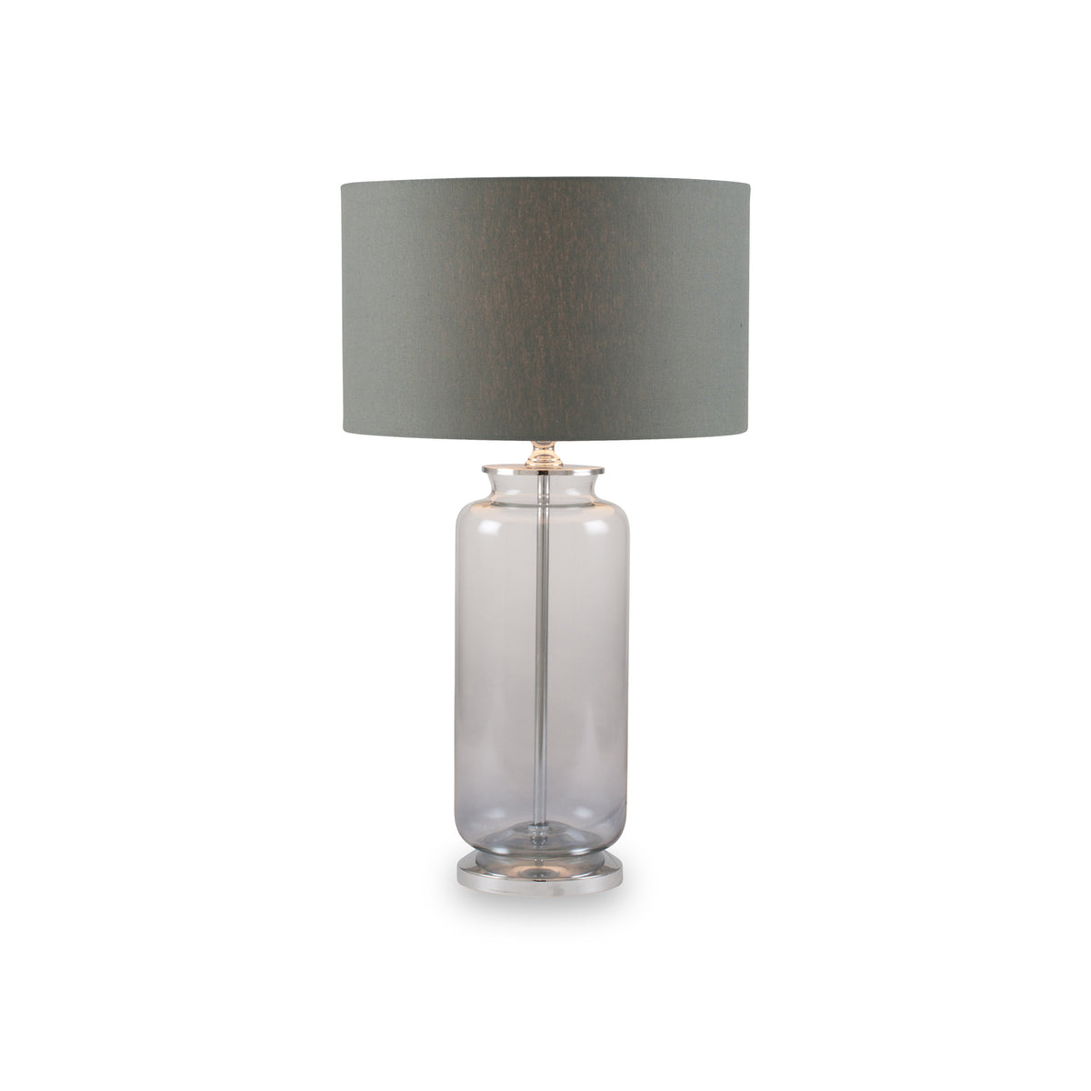 Vivienne Grey Ombre Glass Table Lamp from Roseland Furniture