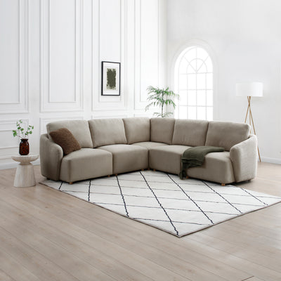 Fairfax Boucle Large Corner Modular Sofa