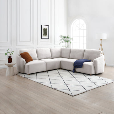 Fairfax Boucle Large Corner Modular Sofa