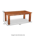 Ladock 180cm Dining Table dimensions