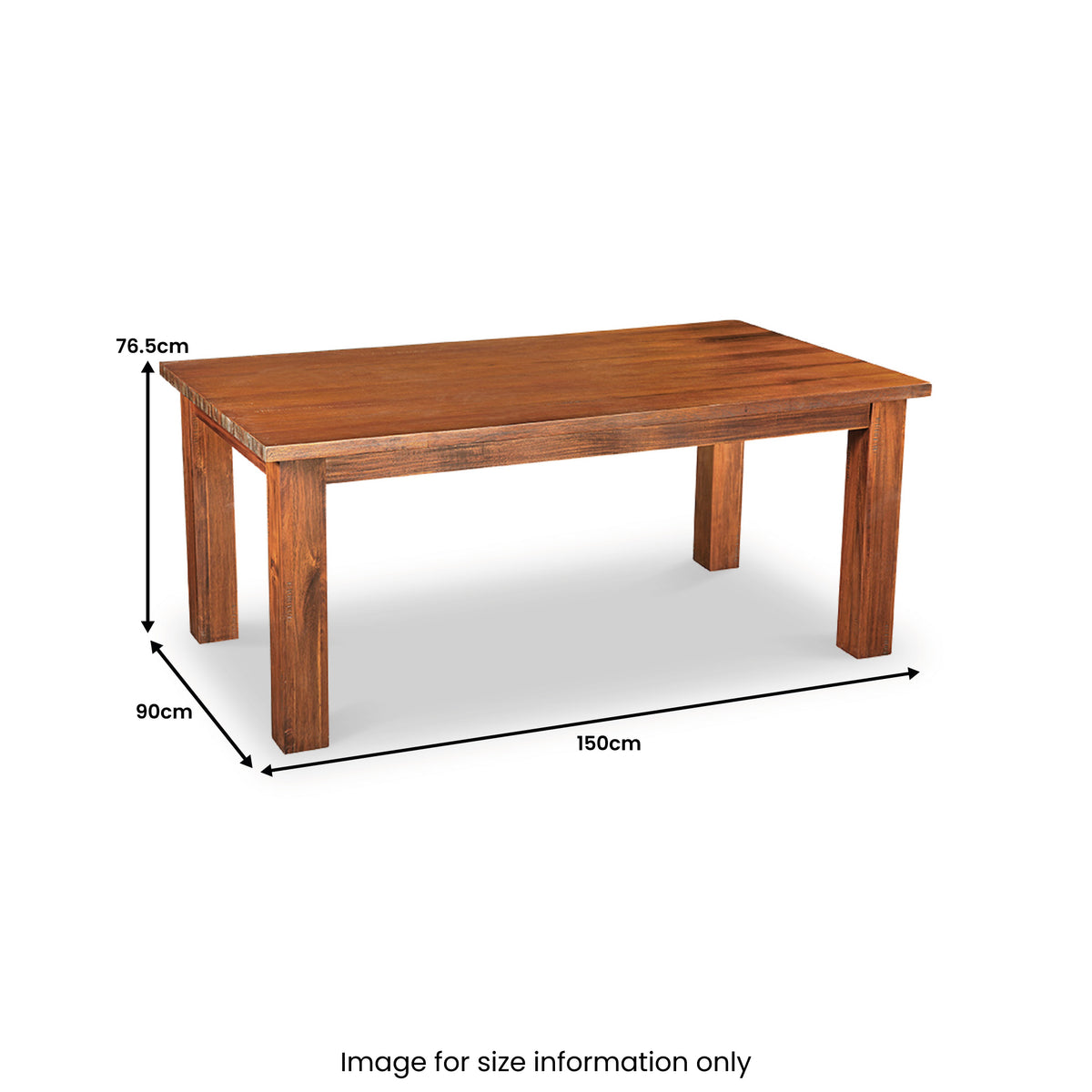 Ladock Acacia 150cm Dining Table 150cm 180cm 220cm Roseland