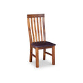 Ladock Acacia Dining Chair with PU Seat from Roseland Furniture