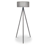 Rabanne Antique Wood Slat Tripod Floor Lamp from Roseland