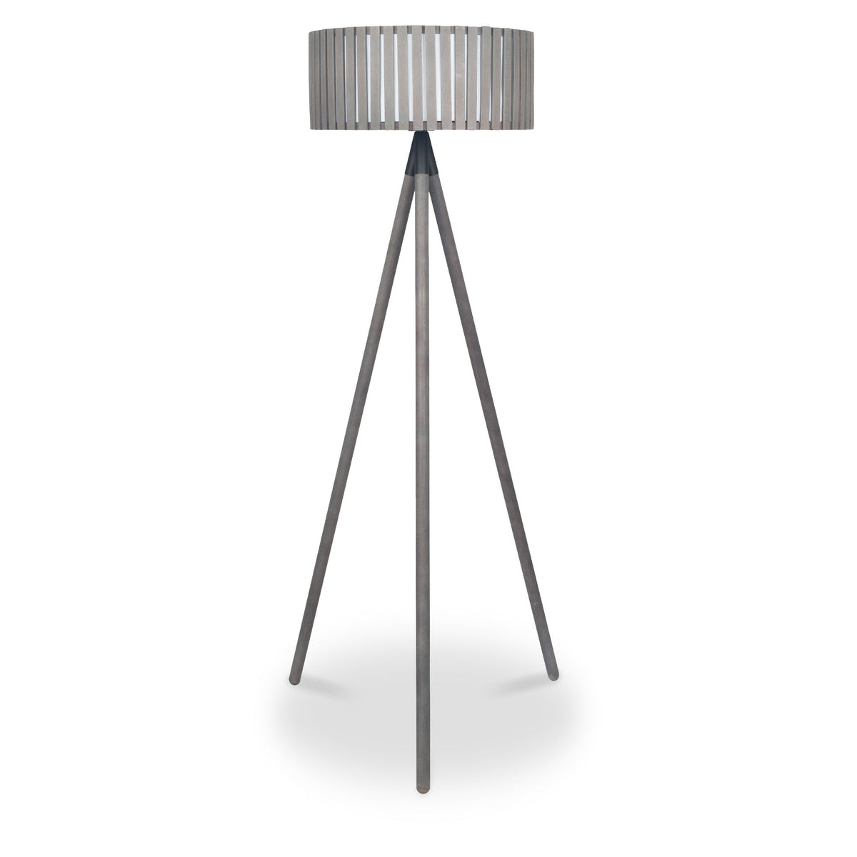 Rabanne Antique Wood Slat Tripod Floor Lamp from Roseland Furniture